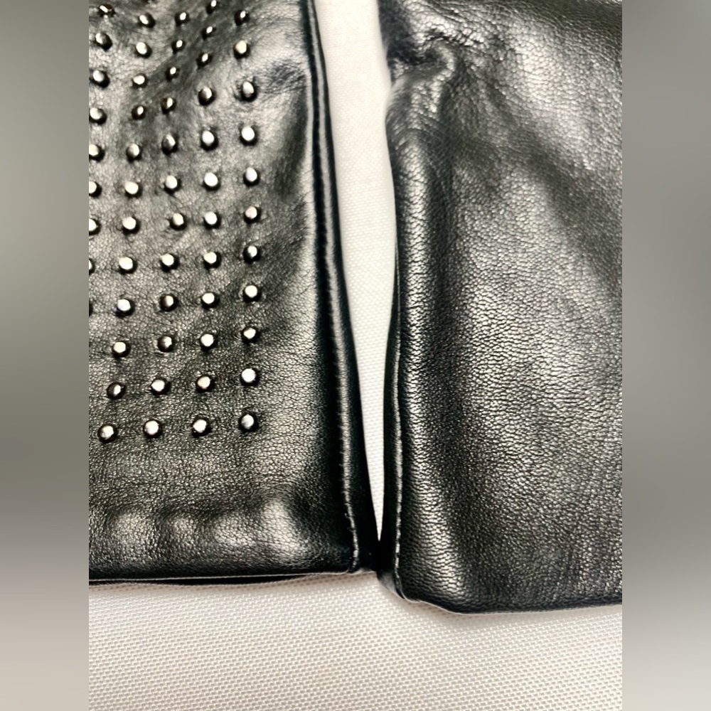Sheep Leather Gloves brian atwood neiman marcus target black leather studded - Picture 3 of 10